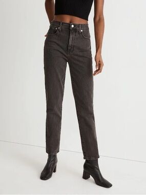 Madewell The Perfect Vintage Jeans Size 30 Washed Black